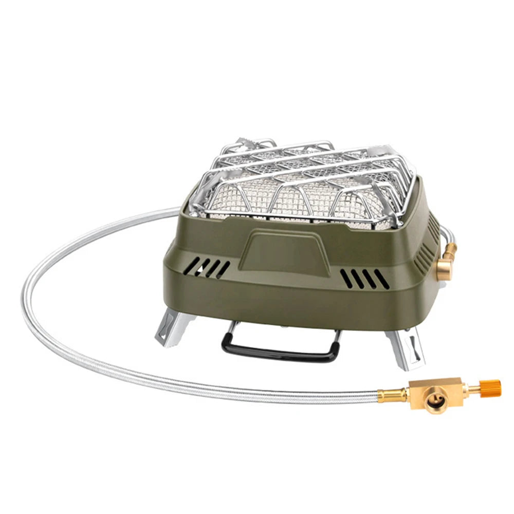 Portable Mini Dual-purpose Outdoor Multifunctional Heating Stove, Infrared Stove, Camping Stove Head Winter Camping for Heating