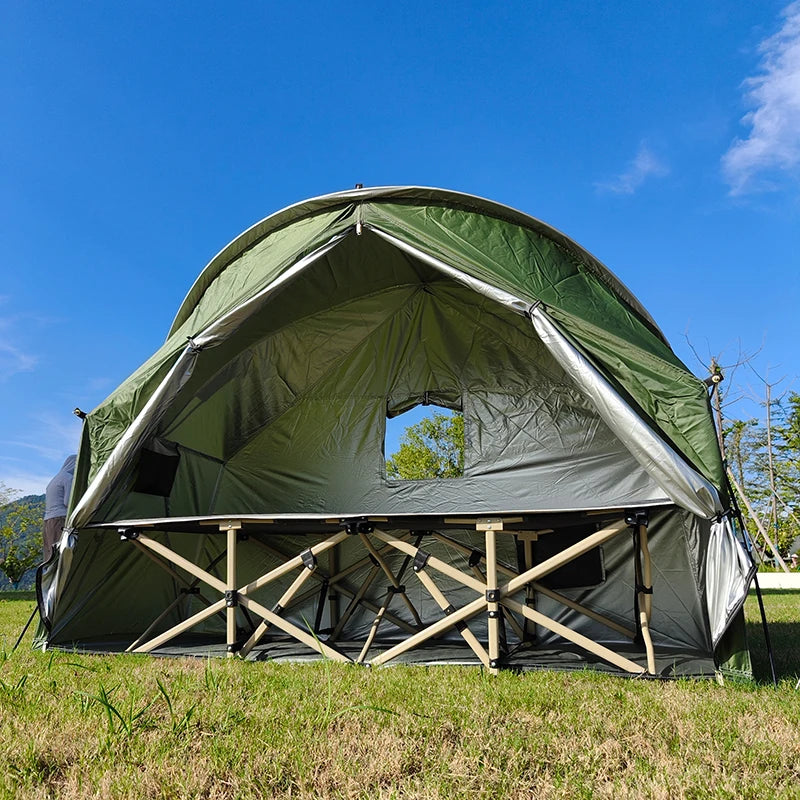 Multifunctional Tent Cot for Adults, Folding Camping Tent for 1 Person, Portable Easy Set-up Tent, COT BED Not Included