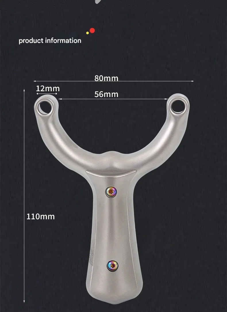 Slingshot Metal Precision Shooting Slingsshot Outdoor Hunting Archery Caza Set High Precision Slingshot Hunting