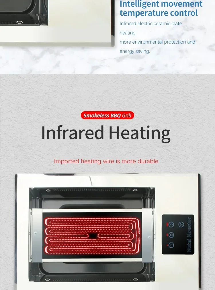 Gourmet Barbecue Grill New Design Kbbq Electric Grills Korean Smokeless Tables Electric BBQ Grill