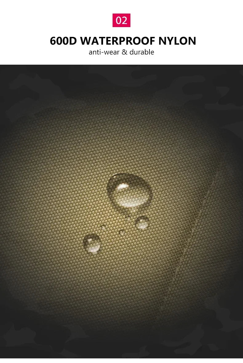 65L Tactical Hunting Backpack Outdoor Shoulder Bag Waterproof Nylon Backpack Trekking Climbing Large Capacity Travel Backpack