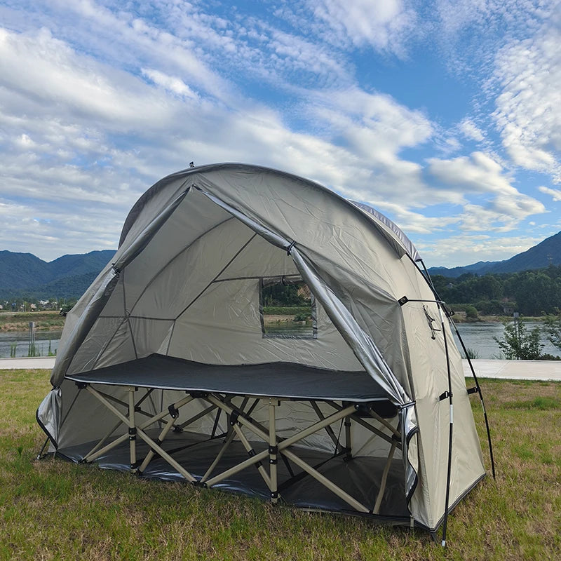 Multifunctional Tent Cot for Adults, Folding Camping Tent for 1 Person, Portable Easy Set-up Tent, COT BED Not Included