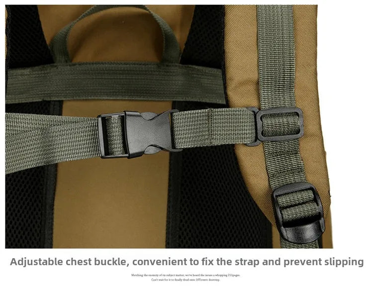 130L Large Capacity Mountaineering Bag Suitable  Outdoor Travel Camping Climbing Adventure Multifunctional Waterproof  Backpack