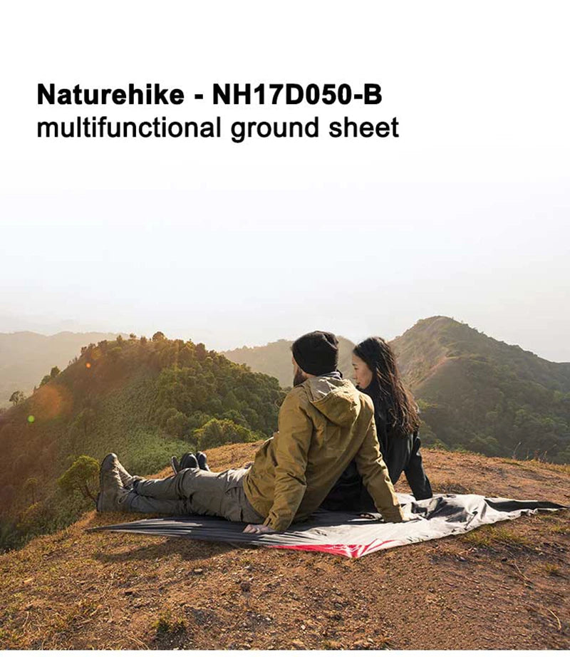 Naturehike Multifunction Ground Sheet Tent Mat Waterproof Picnic Mats Portable Beach Camping Tarp Footprint Awning NH17D050-B