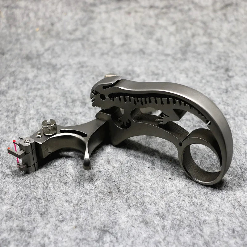 1 Set Powerful Metal Hunting Slingshot Competition-Grade Outdoor Sling Shot High-Power  Outdoor Hunting Sports