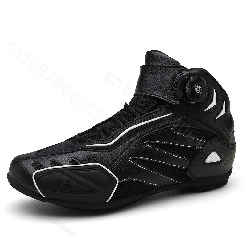 Soft Motorcycle Boots PRO Boot Biker Waterproof SPEED Motorboats Men Motocross Boots Non-slip Motorcycle Shoes