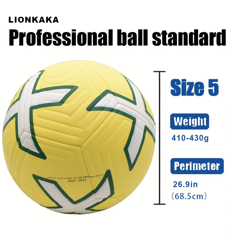 Soccer Ball Standard Size 5 Football Ball PU Outdoor Sports League Match Training Balls football training equipment