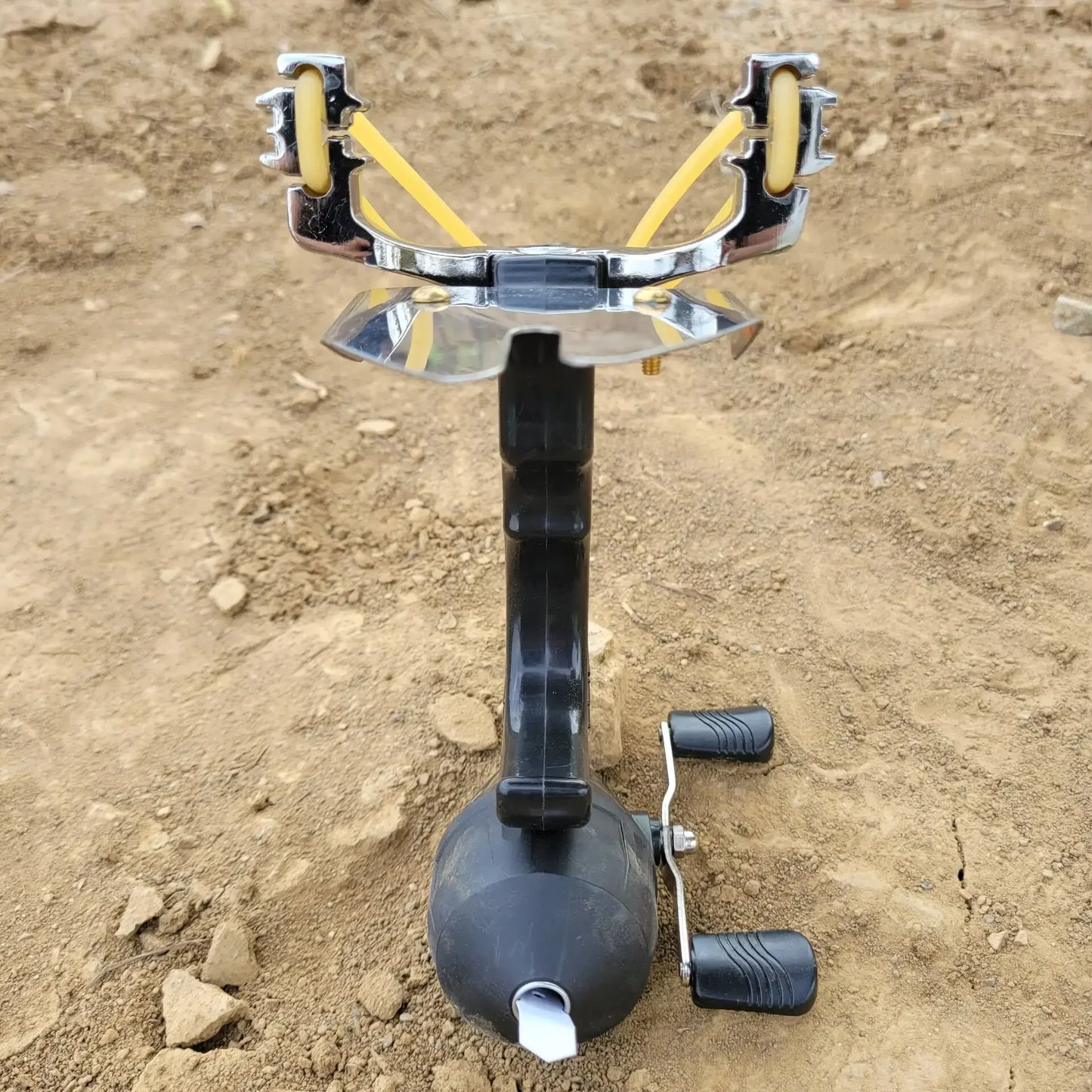 Strong Power Game Shooting Slingshot Full Set of Fishing Artifact Outdoor Hunting Catapult Horizontal Aiming Toy Slingshot