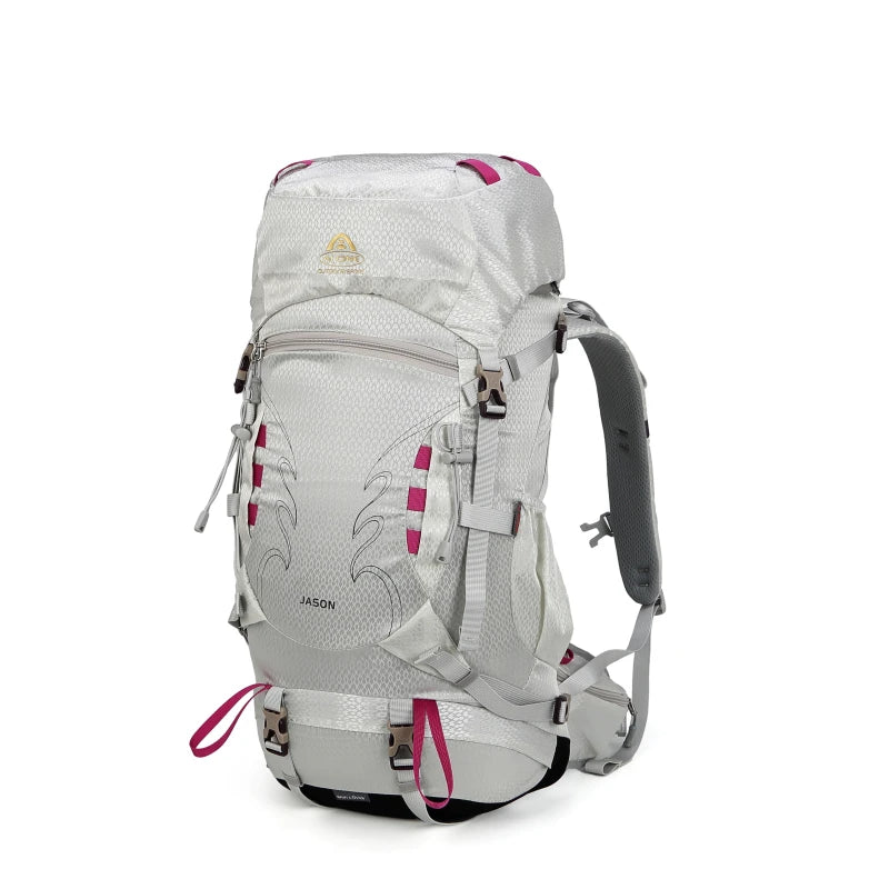 35+5L Expandable Hiking Backpack Lightweight Water-Resistant Trekking Bag with Breathable Back System Outdoor Camping, Travel