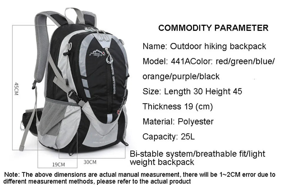 1Pcs Outdoor Sport Bag LOCAL LION 40L Backpacks Travel Bag Men Waterproof Rucksack Backpack