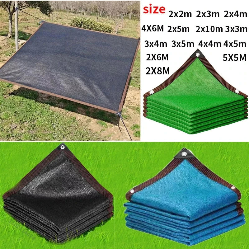 Outdoor Garden Shading Net, Terrace Awnings, Camping Shade Cover Mesh, UV Protection, HDPE Sunscreen Fabric, Shade4x5m ﻿