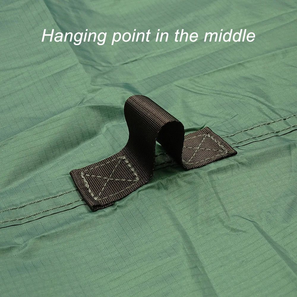 19 point suspension waterproof canvas DIY canvas multifunctional shelter 3x4 4x4 Rainfly backpack hiking