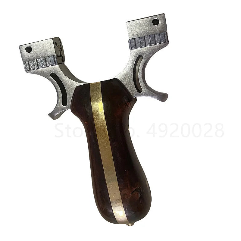 Adult Shooting Slingshot Outdoor Hunting Toy Stainless Steel Slingshot Traditional Rubber Band Hunting Catapult
