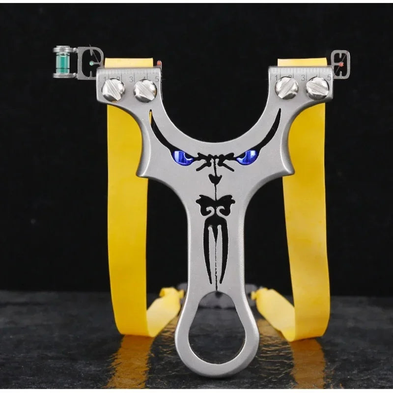 Flat rubber Band Outdoor Shooting Powerful Handheld Bow New  Professional 304 Stainless steel Slingshot For Hunting Catapult