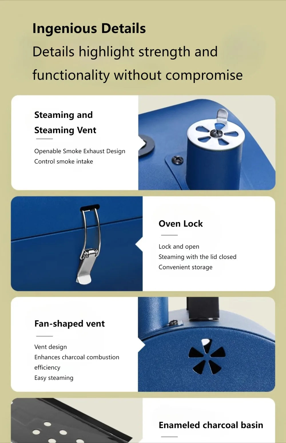 Small Folding Barbecue Grill Outdoor Portable Camping Charcoal Stove for Picnic Backyard Party