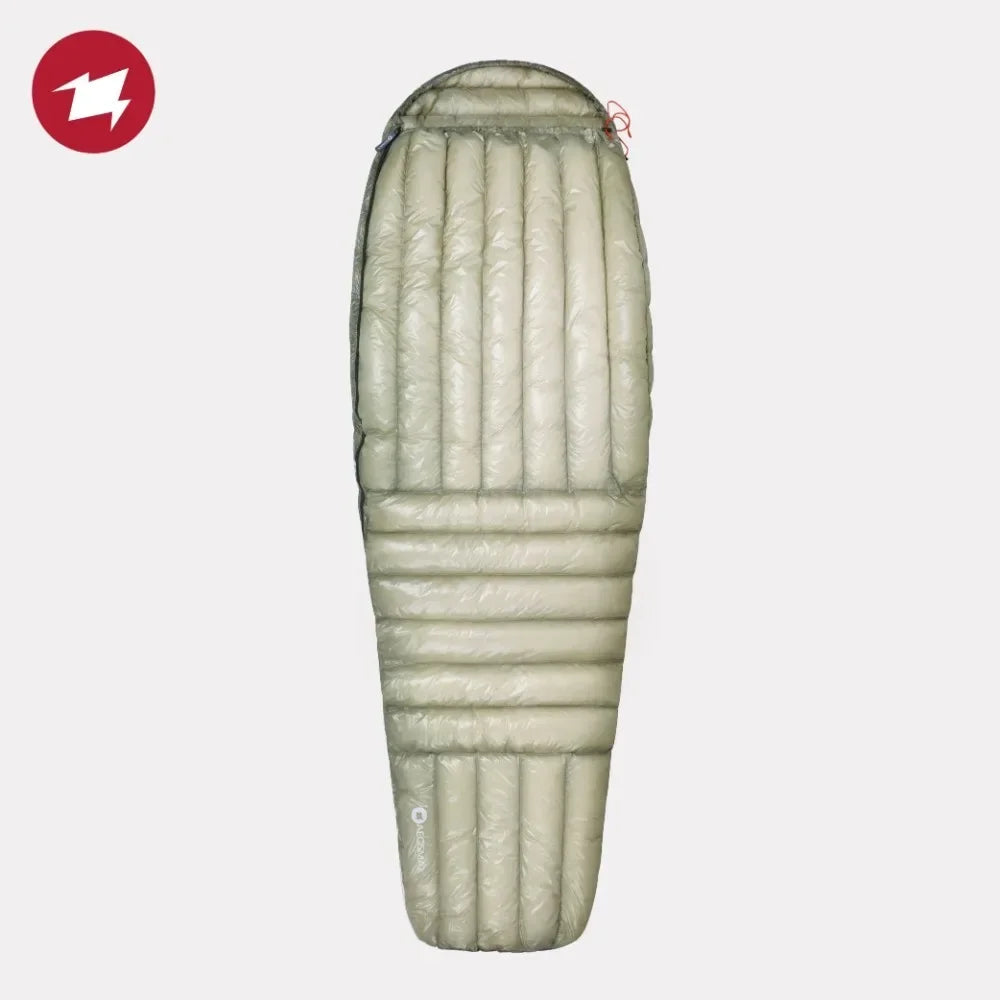 AEGISMAX AIR Ultra Dry Down Sleeping Bag Mummy Type Lightweight for Spring ＆ Autumn Outdoor Camping Hiking Tourist 10D 800FP