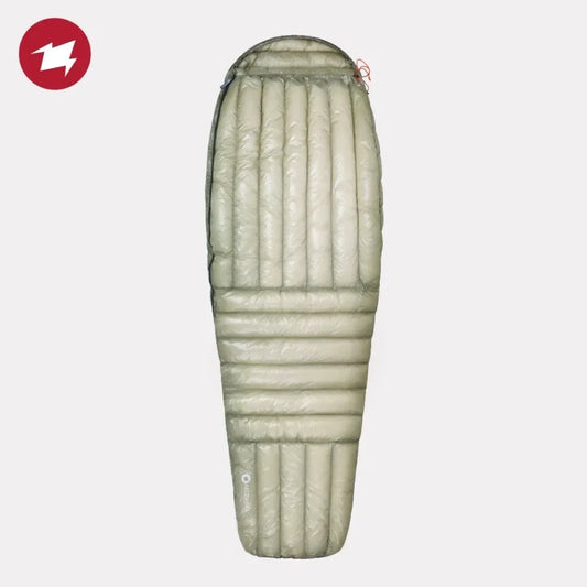 AEGISMAX AIR Ultra Dry Down Sleeping Bag Mummy Type Lightweight for Spring ＆ Autumn Outdoor Camping Hiking Tourist 10D 800FP