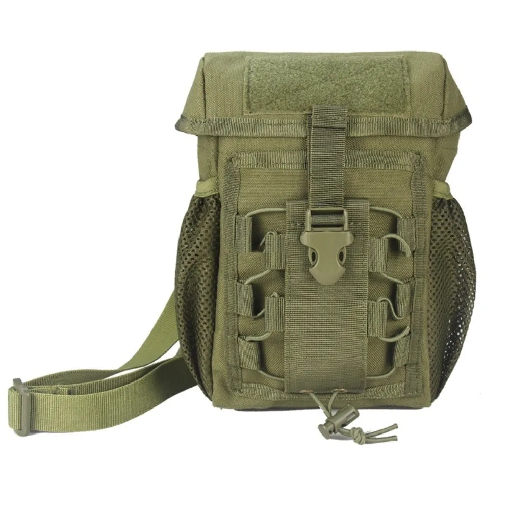 1000D Nylon Molle Dump Bag Waterproof Emergency Tool Outdoor Climbing Pouch Storage Bags Molle Attachments EDC Pouch Travel Use