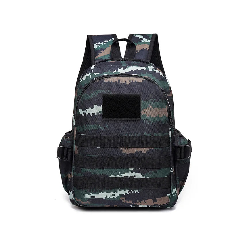 Children Tactical Backpack Small Student School Bag Kids Outdoor Hiking Travel Sports Backpack Summer Camp Camouflage Rucksack
