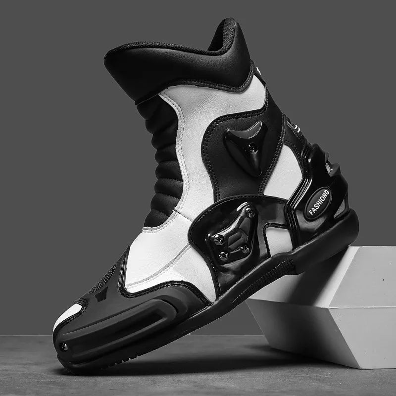 Motorcycle Boots Men High Quality Road Racing Shoes Off-road Boots Breathable Leisure Sports Shoes Botas Para Moto Hombre