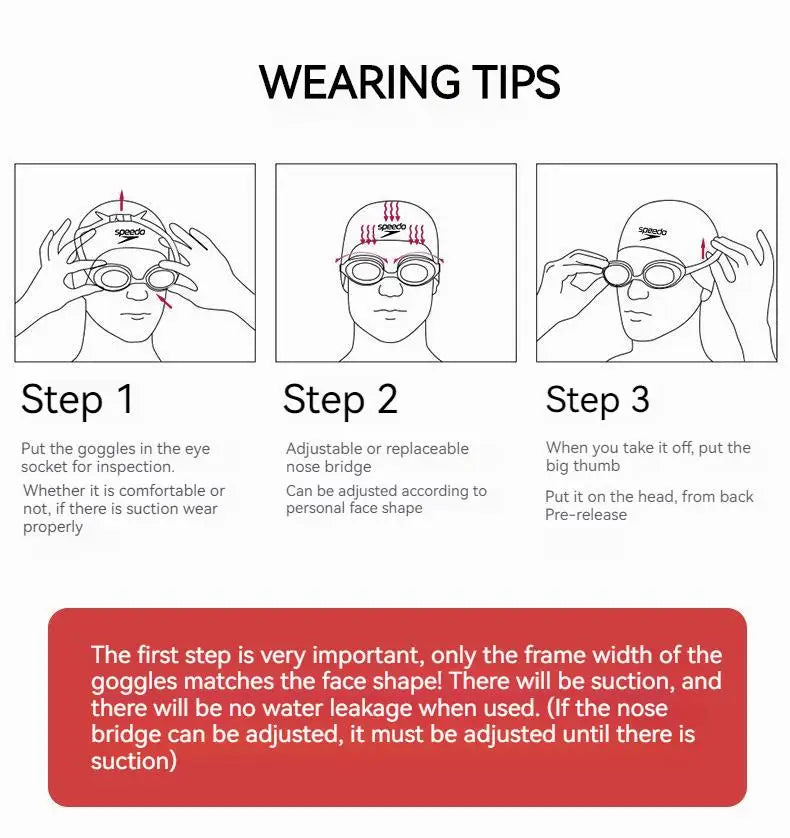 0 To -9.0 Adult Myopia Swim Eyewear Silicone Waterproof Anti Fog Diopter Swimming Goggles Custom Different Left Right Eye Degree