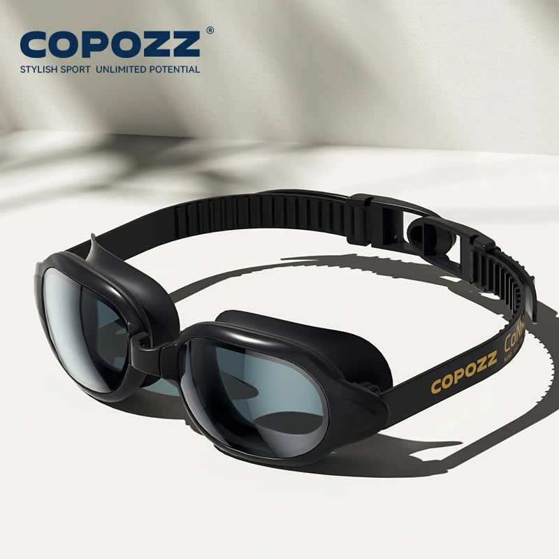 COPOZZ Myopia Swimming Goggles Male Female Adult Swim Goggle CoNANO Imported Anti Fog Pool Swimming Glasses Eyewear -1.5 to -7