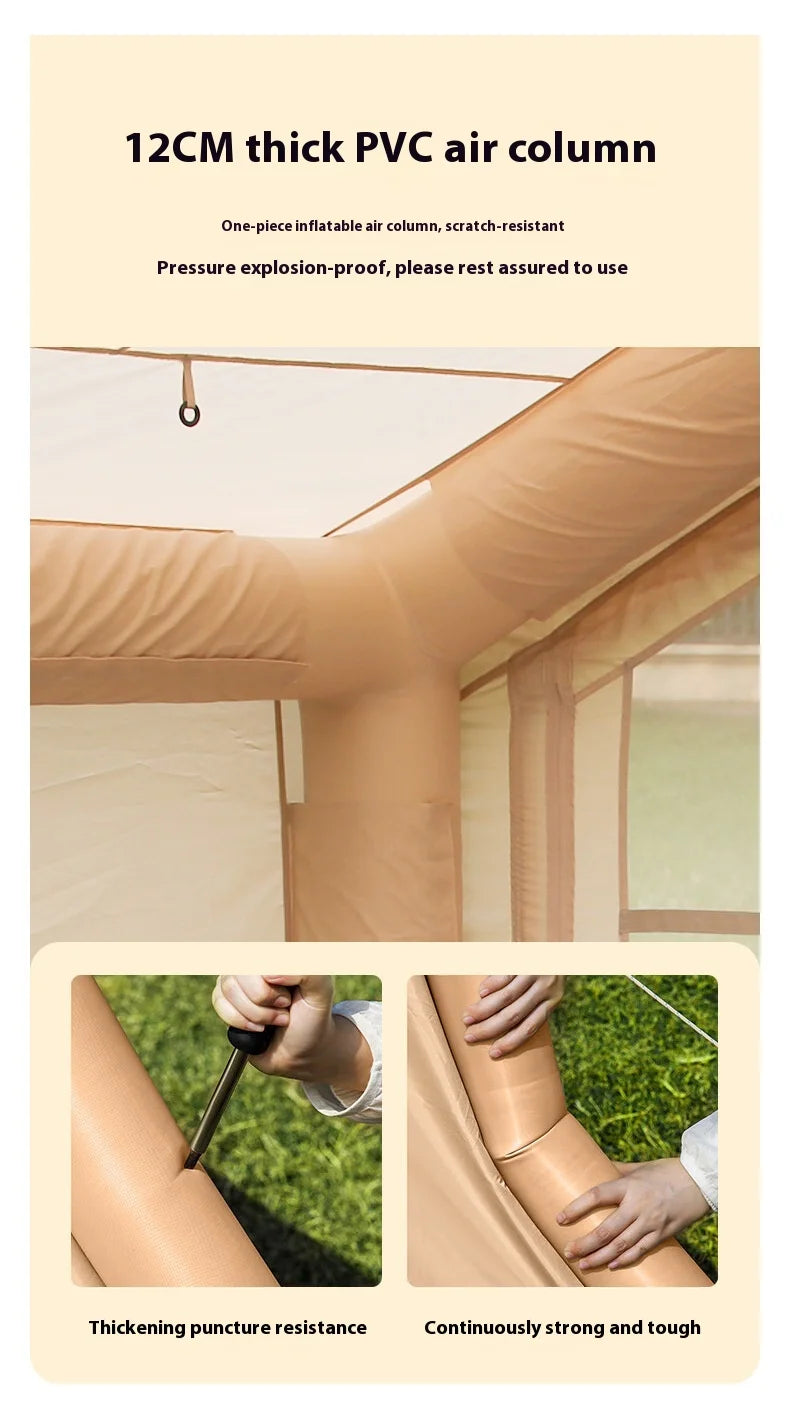 Automatic Inflatable Camping Tent Quick Setup Sunshade Waterproof Windproof for Outdoor Travel