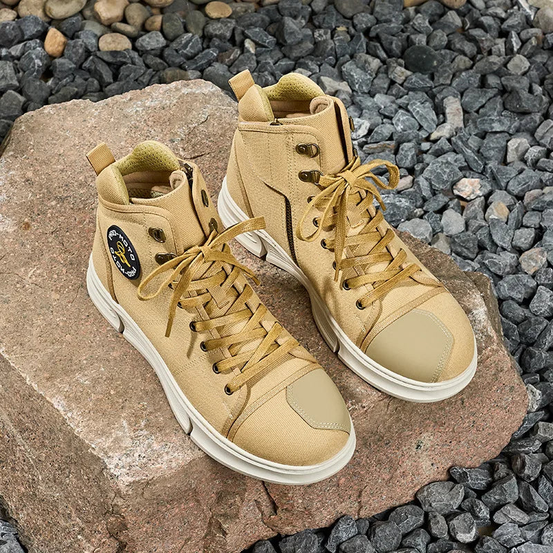 Motorcycle Shoes Men Water Proof Riding Boots Casual Flat Shoes Anti-collision Protection for Outdoor Cycling Sports Sneakers