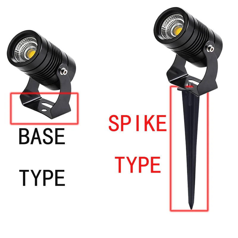 3W 5W 10W COB Outdoot IP65 Waterproof led Garden Lamp AC85-265V DC12V Outdoor Lighting Garden Light Landscape LED spotlight