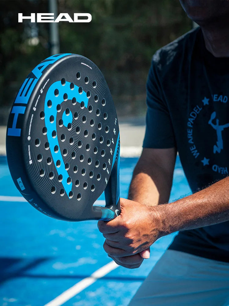 Genuine HEAD Tennis Padel Rackets ZEPHYR Series Carbon Fibre EVA Memory Flex Foam Core Padel Tennis Racquets Lightweight