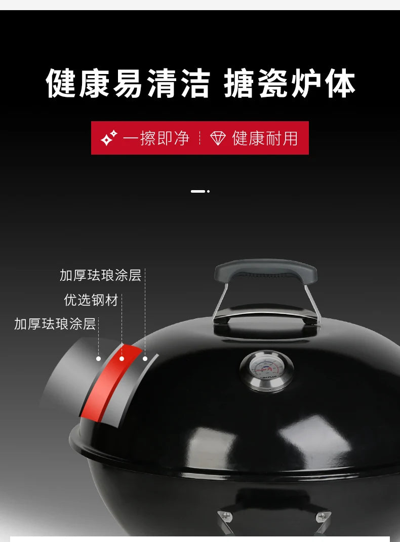 Garden Cookware BBQ Grills Kitchen Camping Portable Kitchen BBQ Grills Brazier Charcoal Barbecue Utensils Queimar O Forno LLBB