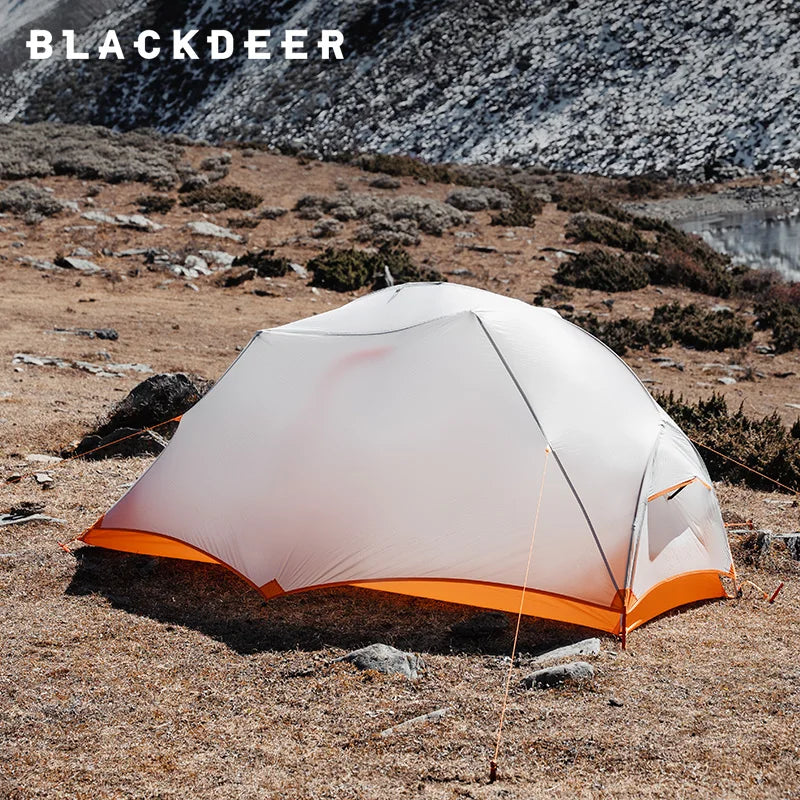 BLACKDEER Nova Camping Tent 1 Person Ultralight Tent Nylon Silicone Coated Waterproof Hiking Backpacking Outdoor DAC Pole 1.08kg