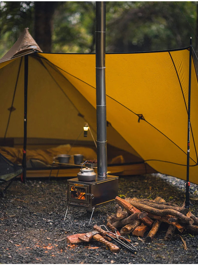 Thous Winds Capricorns 2 Person Tent Ultralight Hiking Tent Trekking Poles Tent 15D Ripstop Nylon Both Side Silicon Outdoor Tent