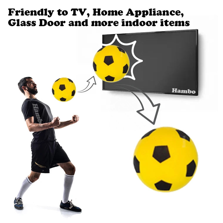 Silent Football Ball Dia.7/8/9inch Indoor Silent Foam Soccer Ball Mute Bouncing Ball Silent Basketball Children Silent Ball Gift