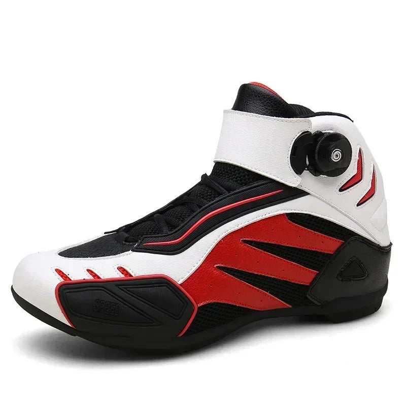 Soft Motorcycle Boots PRO Boot Biker Waterproof SPEED Motorboats Men Motocross Boots Non-slip Motorcycle Shoes