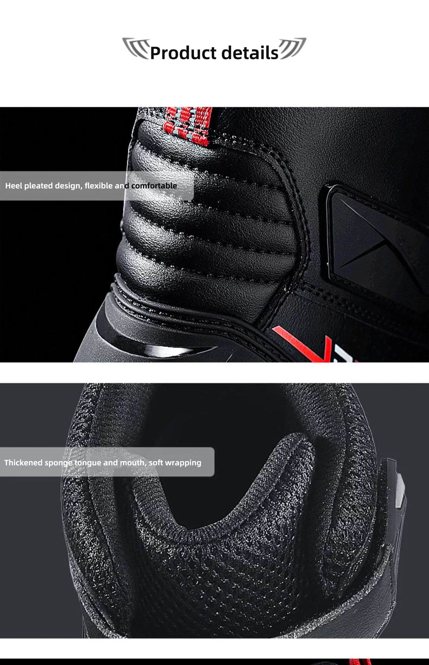 SCOYCO Motocross Boots Men Anti-fall Non-slip Motorcycle Protective Boots Breathable Wear-resistant Motorcyclist Shoes Equipment