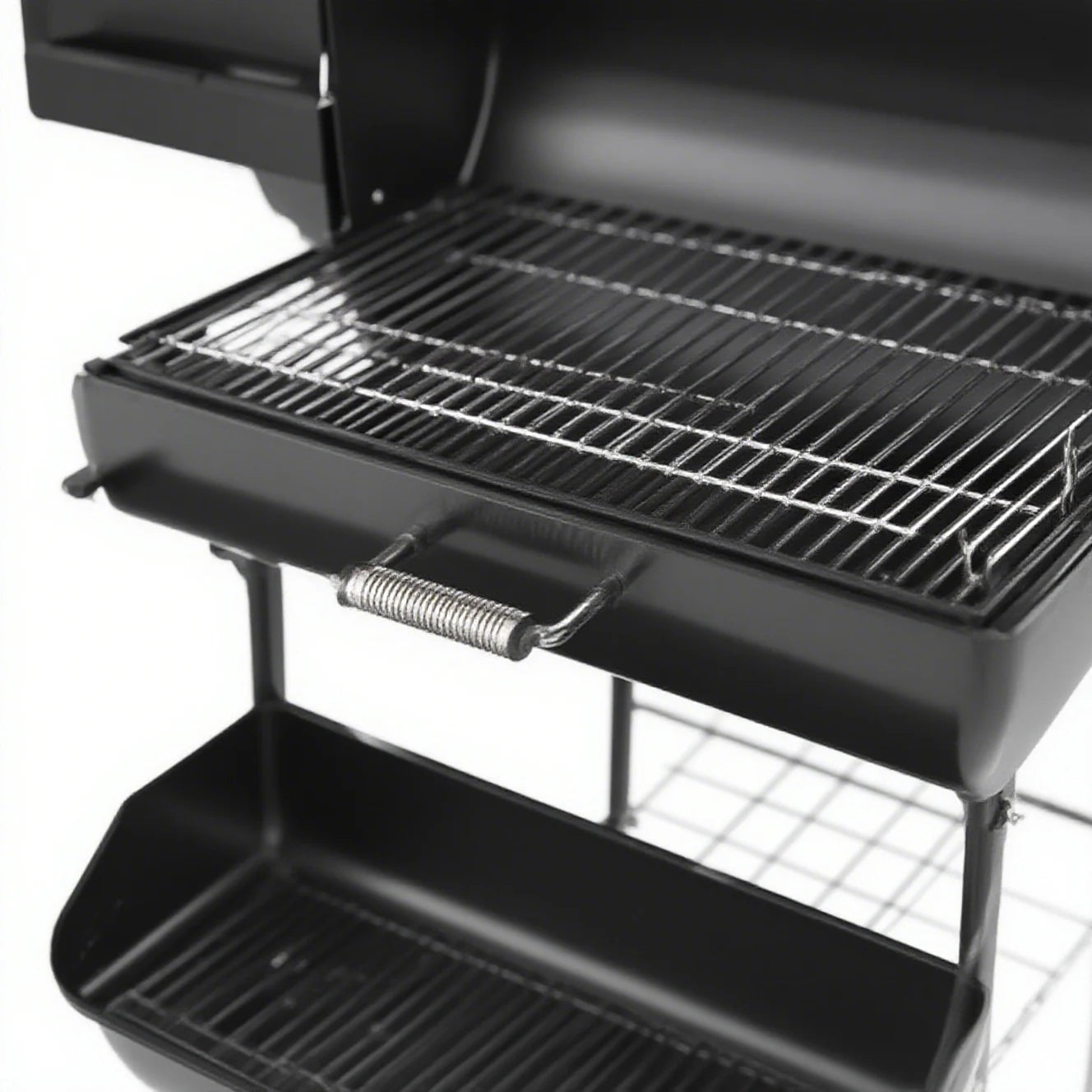 Family BBQ Grill, Extra-Large & Thickened, American-Style Outdoor Barbecue Rack, Courtyard Charcoal Stove and Smoker
