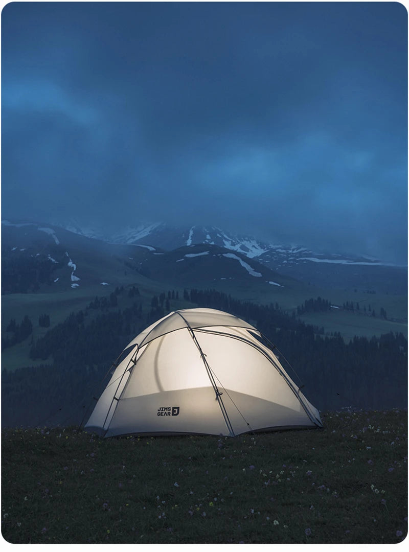 Naturehike Jims Gear Outdoor Camping Tents 1-2 Person 15d Nylon Silicone Coating Ultralight 4 Seasons Hiking Picnic Travel Tents