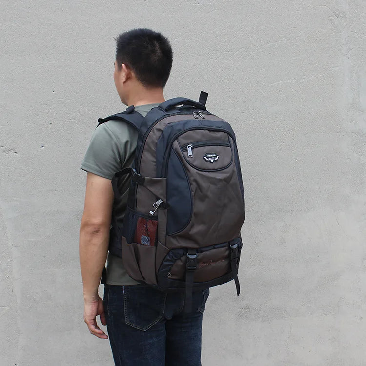 70L 85L Waterproof Hiking Backpack Large Capacity Outdoor Climbing Sports Bag Men Women Travel Mountaineering Luggage Rucksack