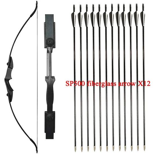 53 Inch Archery Recurve Bow 30-40lbs Takedown Bow Left Right Hand Adults Children Bow Outdoor Arrow Shooting Hunting Accessories