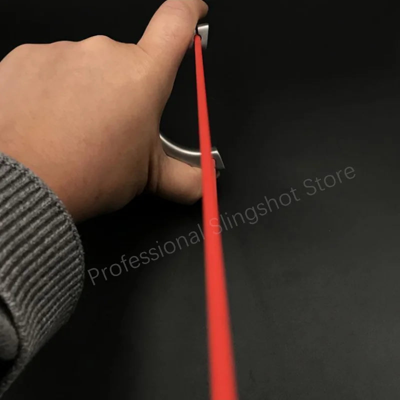 Stainless Steel Slingshot with Rubber Band High-power Catapult Professional Hunting Outdoor Shooting Game Slingshot