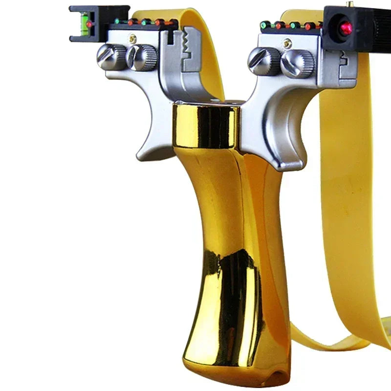 Hunting Slingshot High-power Laser Aiming Slingsshot Outdoor Sports Shooting Game Practice Using High Precision Catapult
