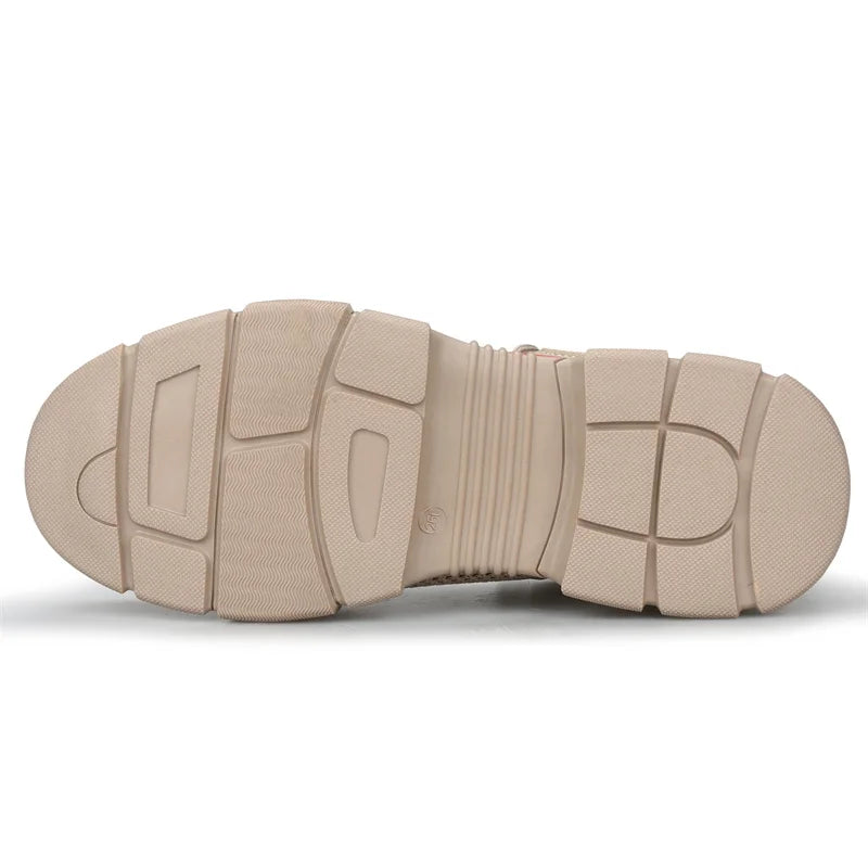 Waterproof Wrok Safety Shoes For Men Summer Breathable Indestructible Boots Non-slip Industrial Construction Shoes Male Footwear