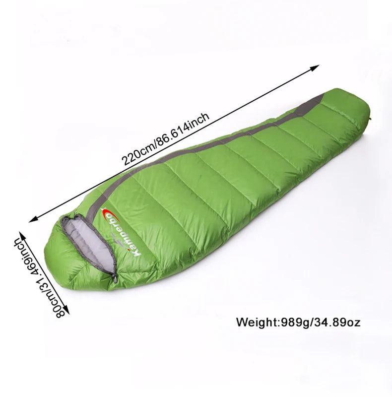 Kamperbox Ultra Light Outdoor Down Sleeping Bag Winter Camping Down Sleeping Bag