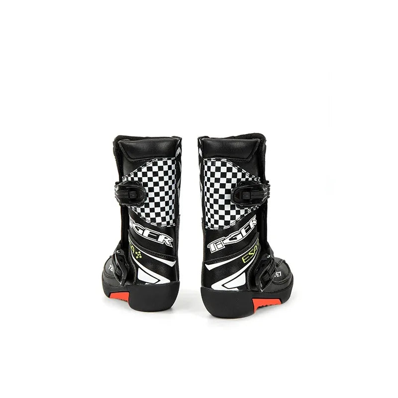 2PCS Kids Motocross Boots For Child Botas Motorcycle 4-10 Years Off Road Boots Motorcycle Mid Calf Kids Child MTB ATV