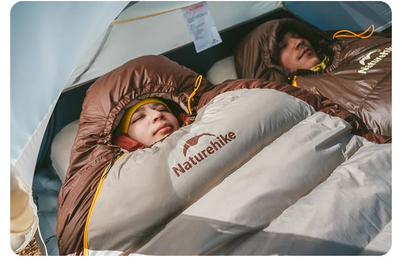 Naturehike Snowbird mummy down sleeping bag, thickened cold-proof in winter, adult outdoor camping, minus 20 degrees duck down