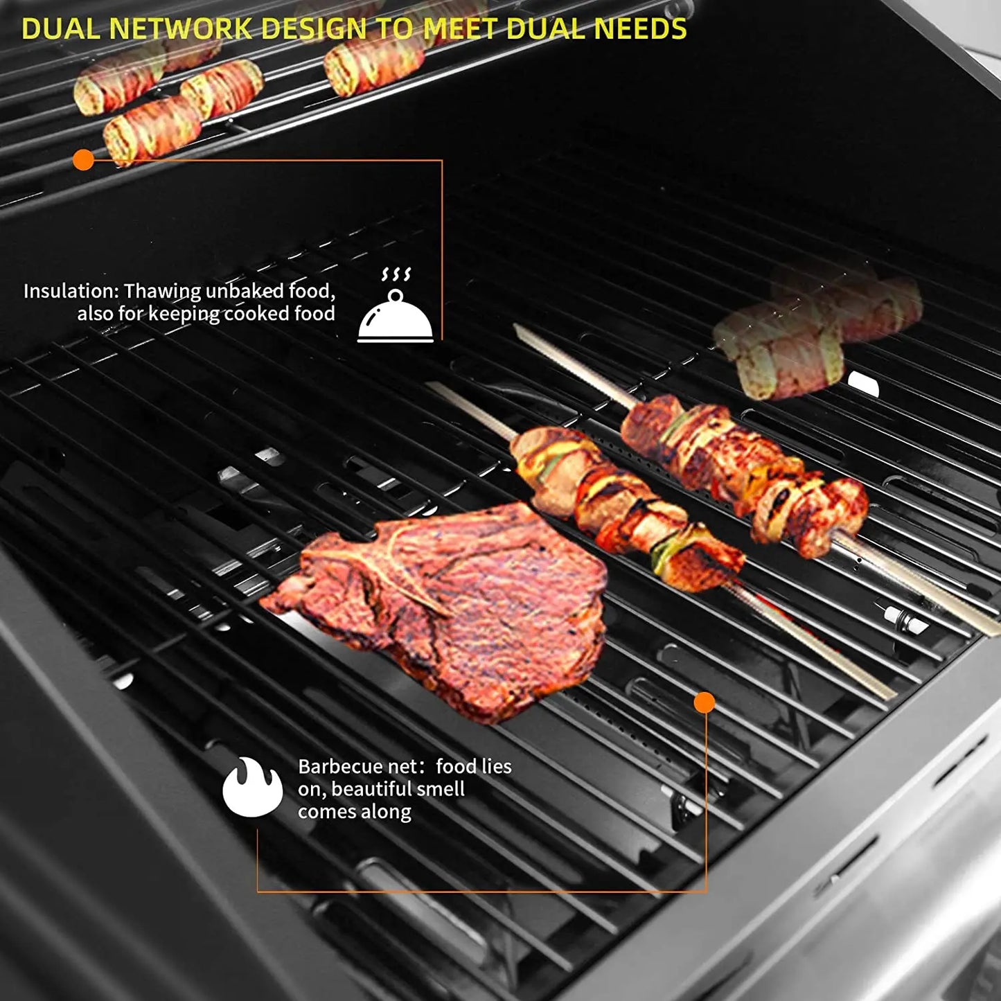 Homemade High Standard Stainless Steel Outdoor Garden High End Auto Ignition 3 Burners Gas Bbq Grill Barbecue BBQ