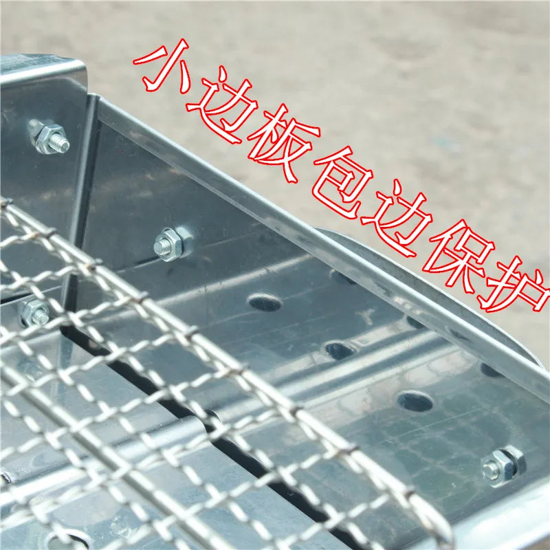 Stainless steel barbecue stove, home charcoal, outdoor large portable, enlarged grill for picnics