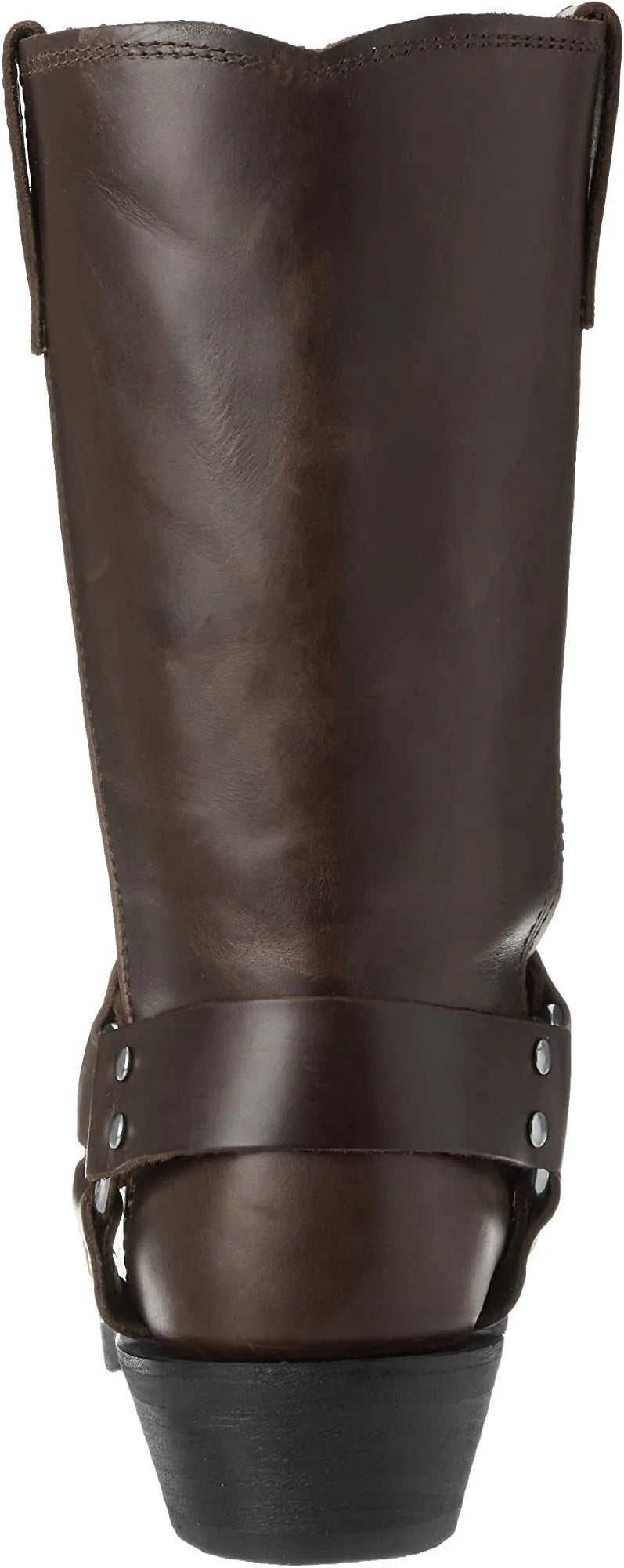 Vintage Men's Cowboy Boots Belt Buckle Ring High Top Motorcycle Boots Men Shoes Fashion Square Toe Warm Boots