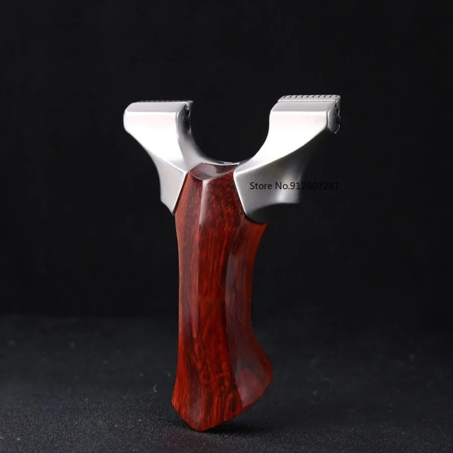 Professional Hunting Slingshot Powerful 630ultra Hard Stainless Steel Catapult with Flat Rubber Band Outdoor Shooting Sling Shot